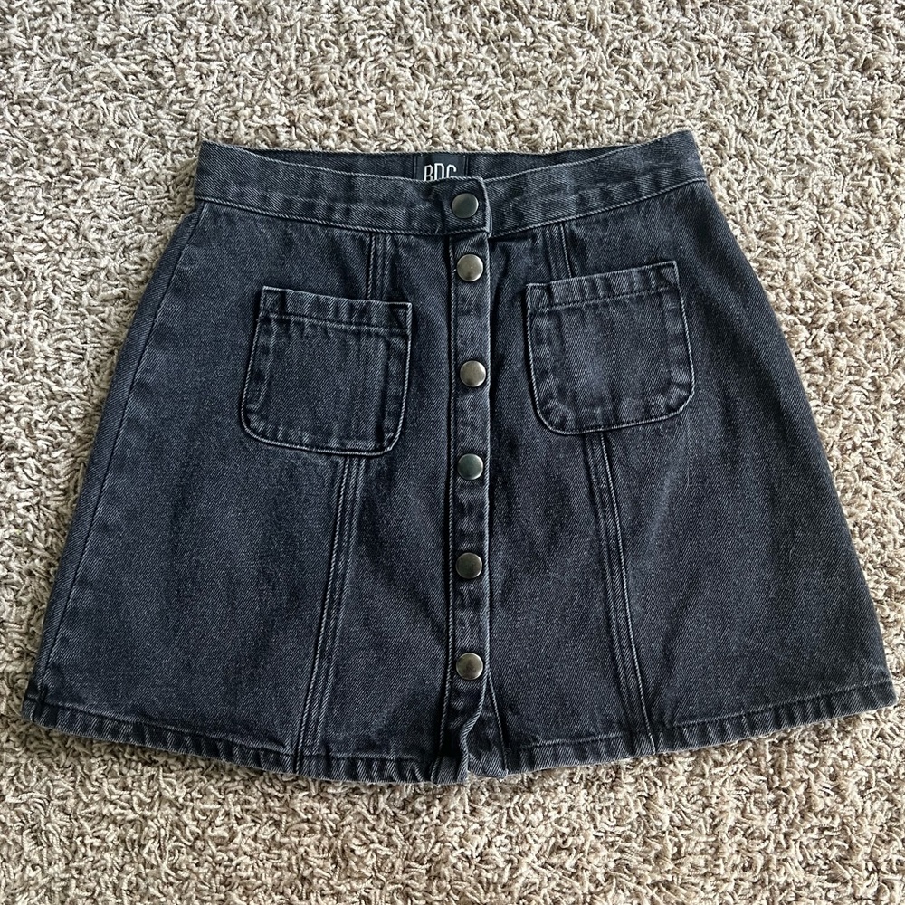 Urban Outfitters Black BDG Jean Mini Skirt Women’s Size Small.
